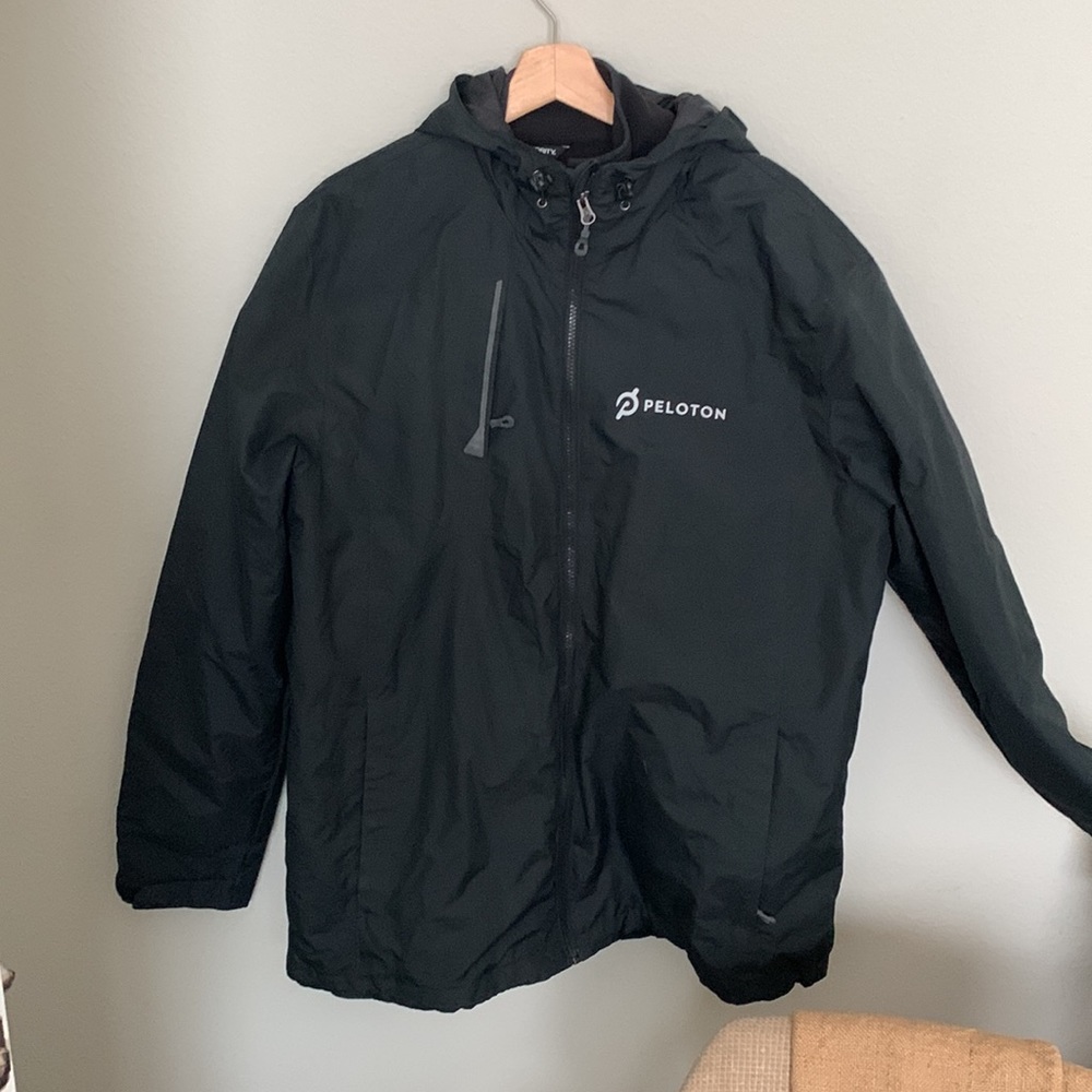 Peloton Jacket with inner liner fleece.